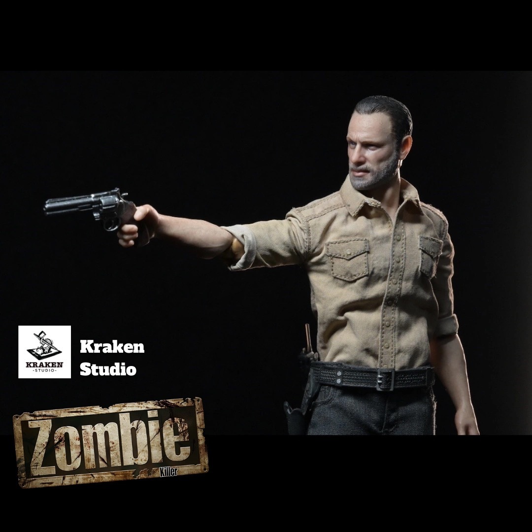 Kraken Studio 1/12 Zombie Killer Rick Action Figure