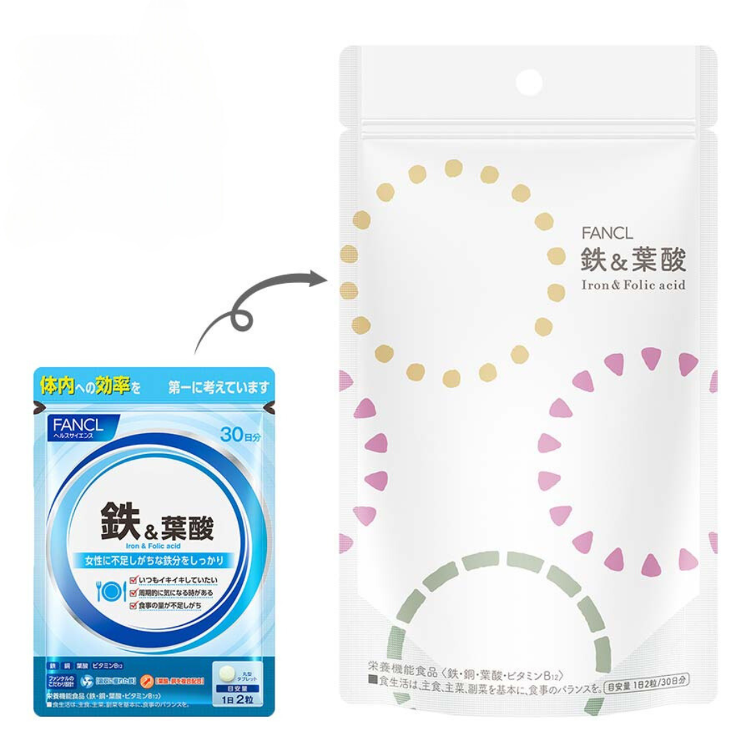 FANCL Iron & Folic Acid 鐵+葉酸