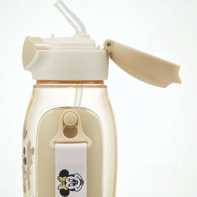 米奇米妮 胖胖吸管水壺 530ml｜日本Skater
