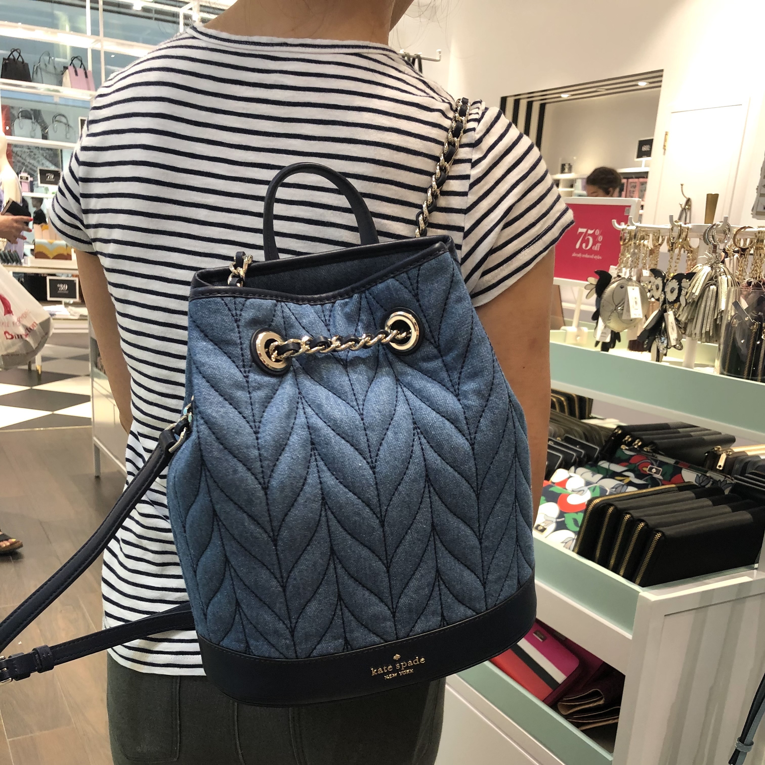 Kate Spade Denim Backpack