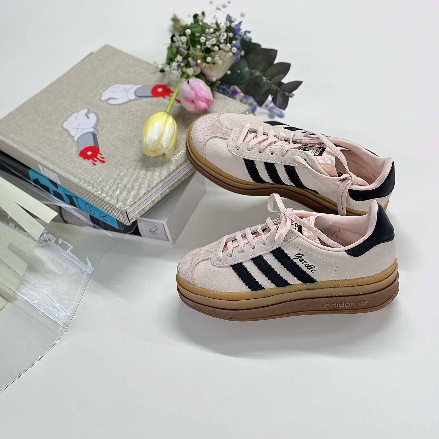 Adidas Originals Gazelle Bold 燕麥奶茶 焦糖底 結構 厚底 增高 IE0429