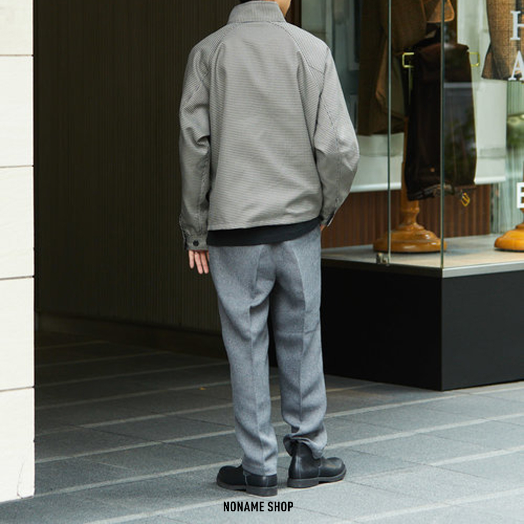 FREAK'S STORE 羊毛 錐形褲 長褲 深灰色 (男款)