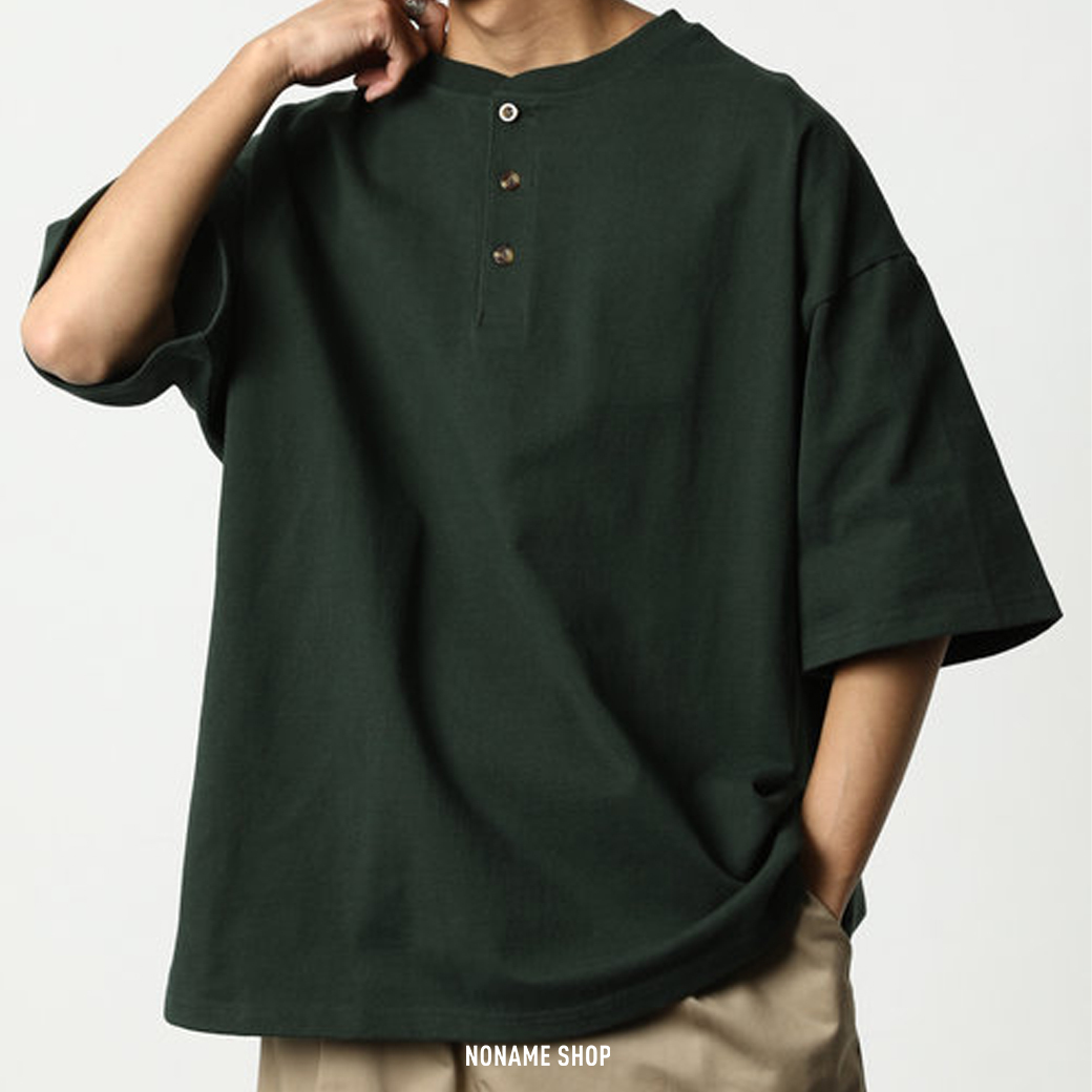 FREAK'S STORE 2022SS 日版 重磅 亨利T 深綠 灰 (男款)