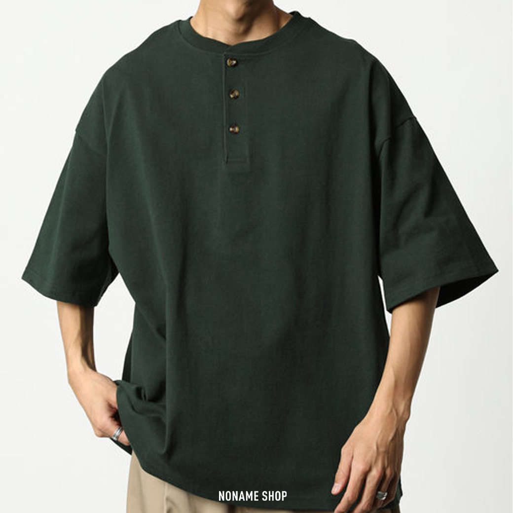 FREAK'S STORE 2022SS 日版 重磅 亨利T 深綠 灰 (男款)