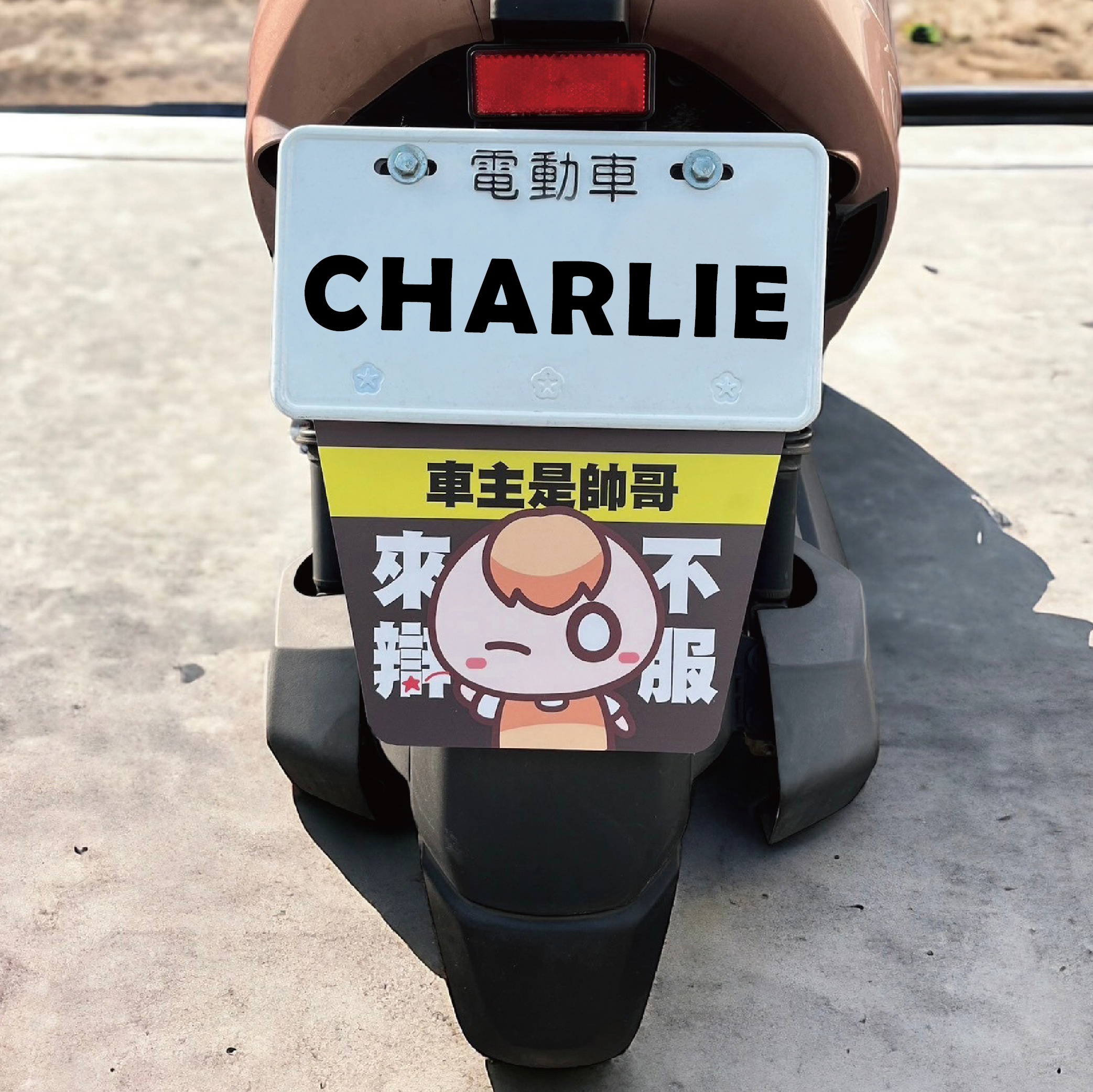 茶里是帥哥不服來辯擋泥板