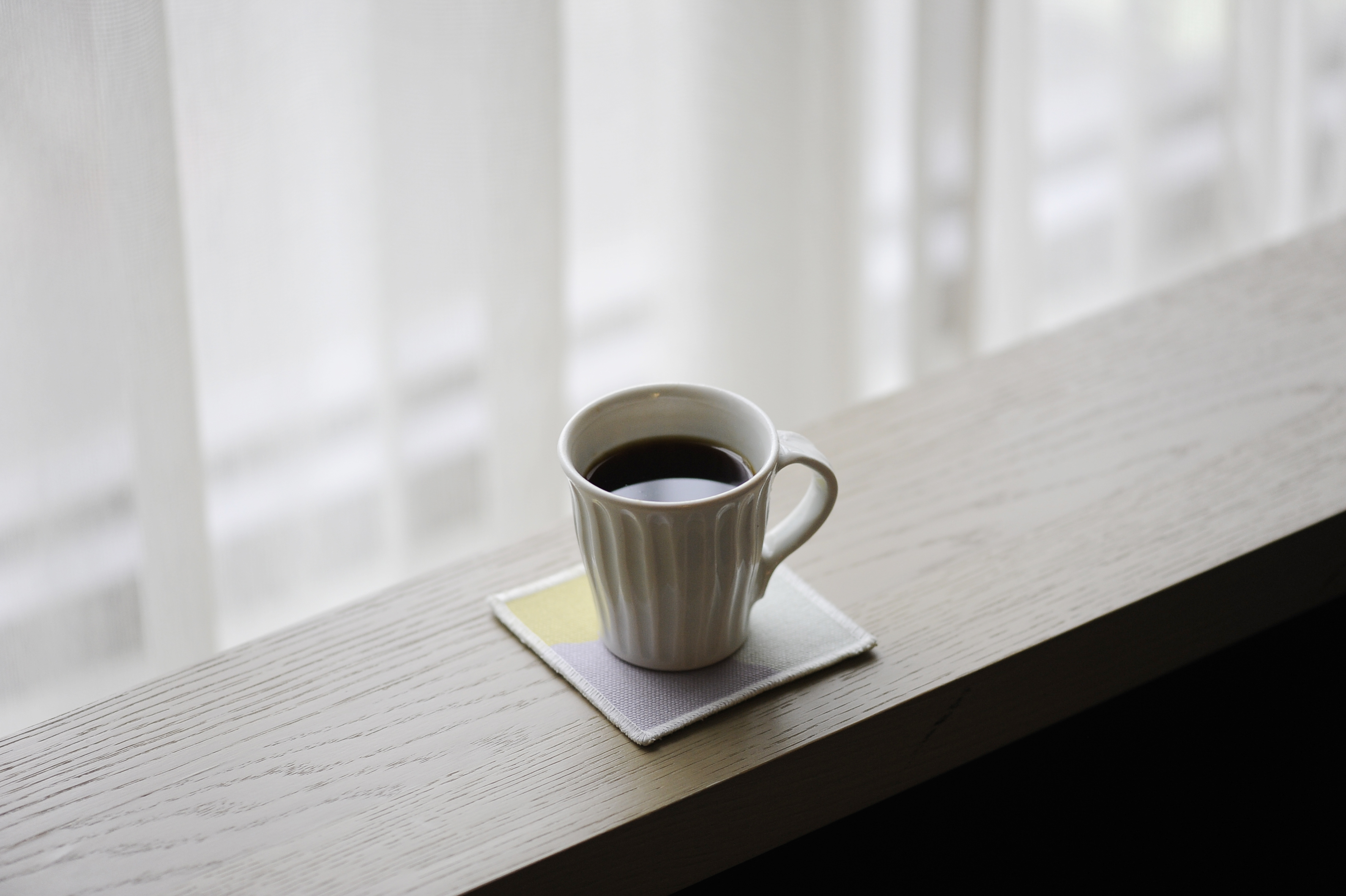 帆布杯墊 / 防水漆黃紫