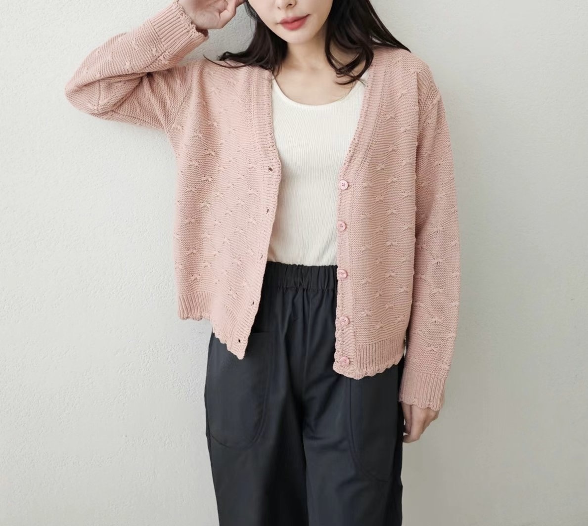 蝴蝶織紋款外套(13712)