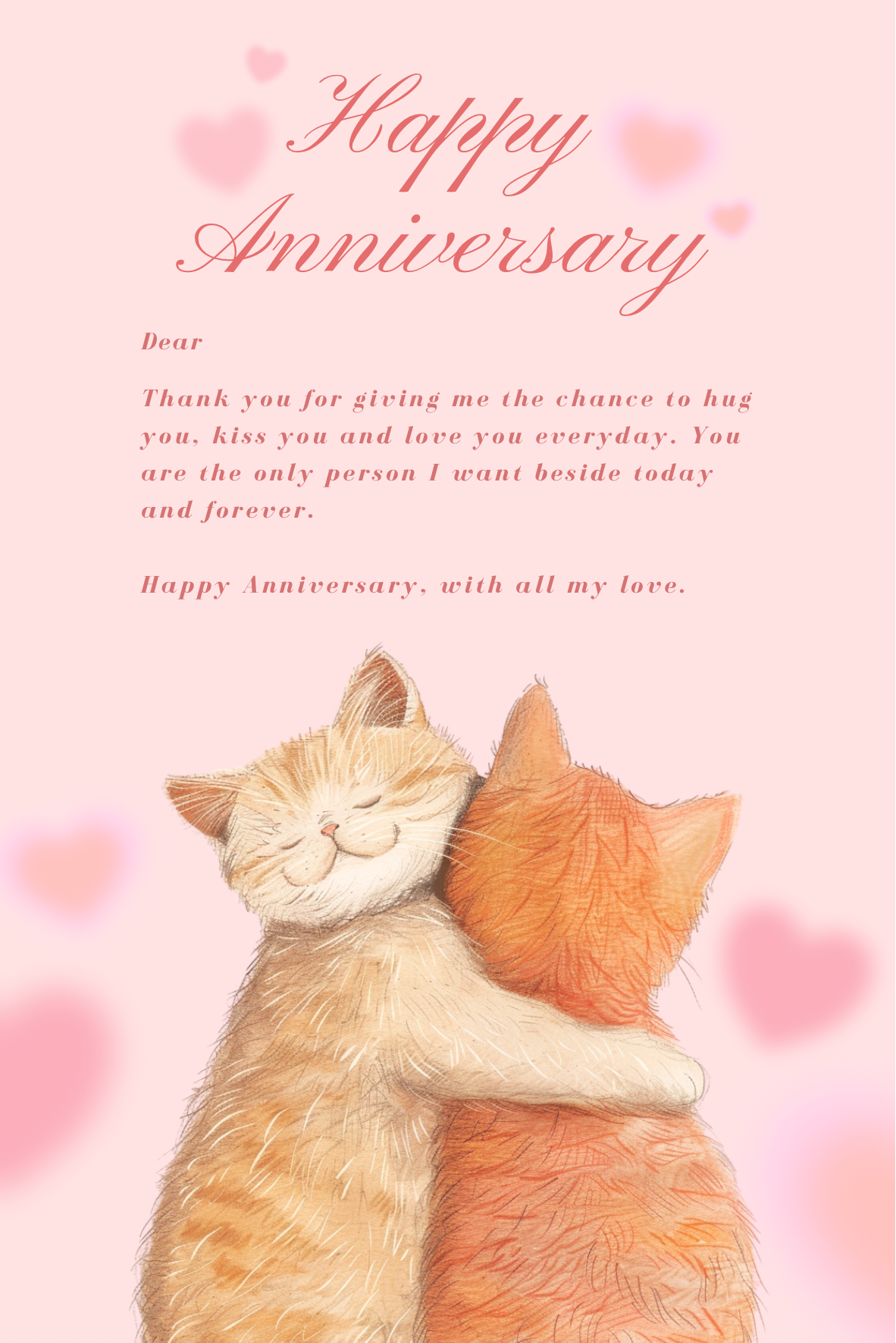 貓咪週年紀念卡 (請於結帳頁加購）