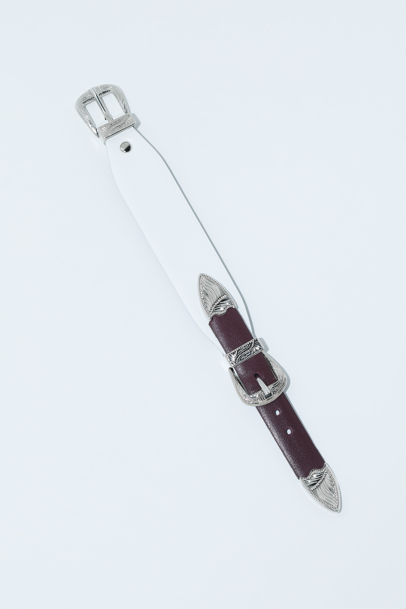 TOGA - Double buckle bangle (深紅)