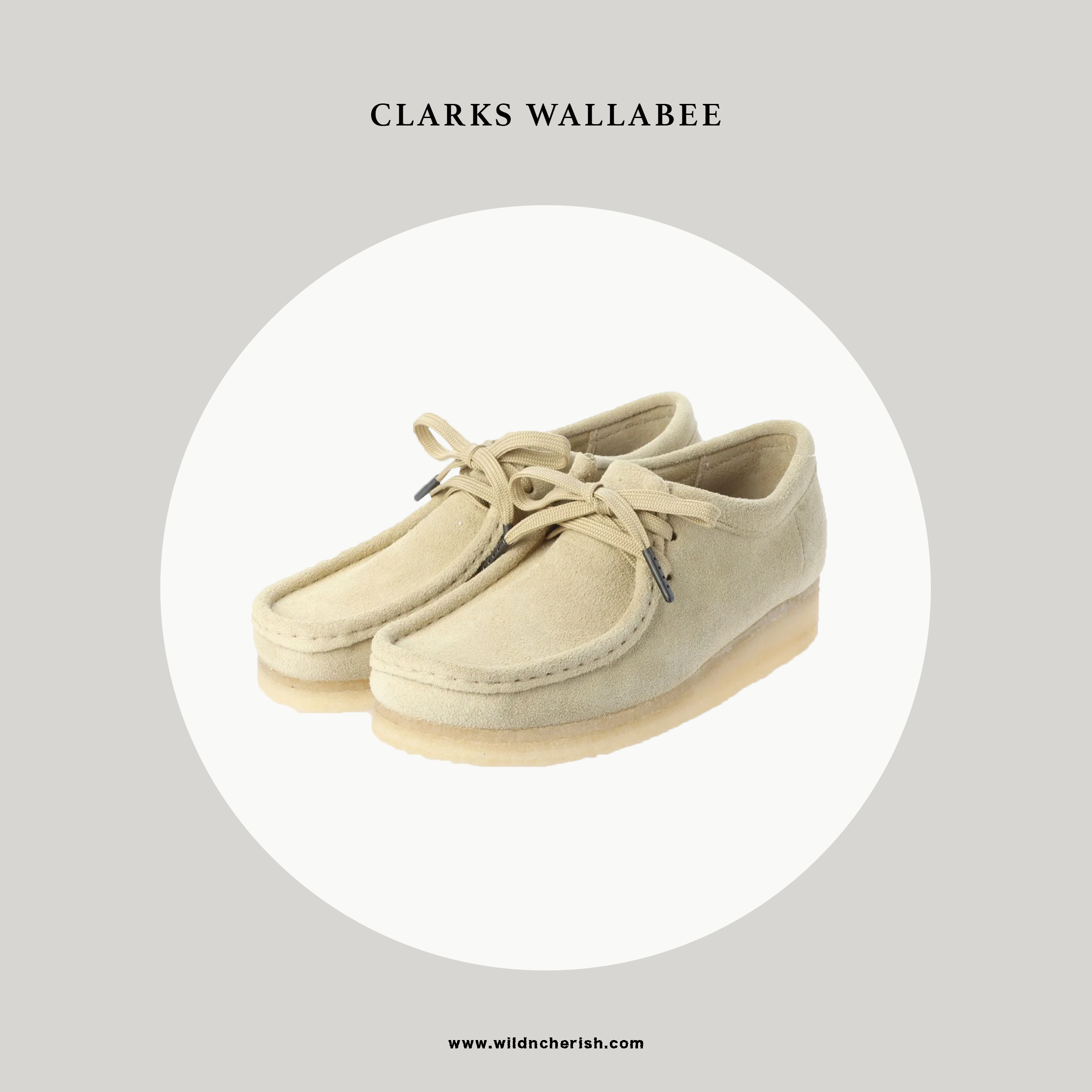 預訂 | Clarks Originals Wallabee 麂皮 卡其色