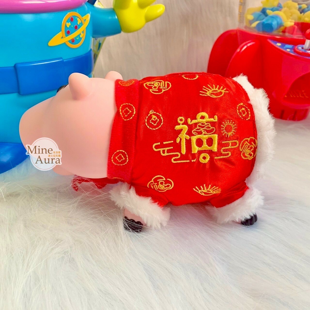 (特價現貨) 火腿豬 Ham 新年裝 造型 存錢桶 擺飾品 玩具總動員 Toy Story -上海迪士尼樂園