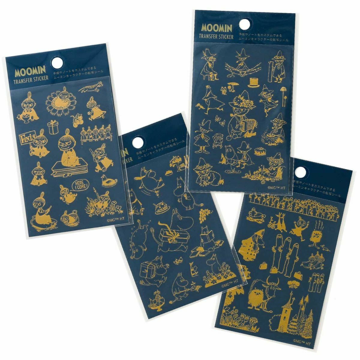 MOOMIN 嚕嚕米燙金轉印貼紙