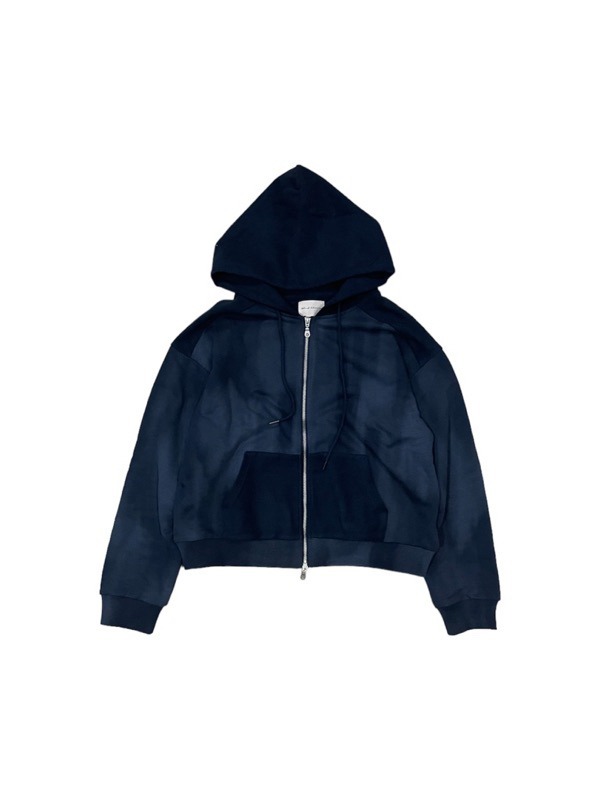 29offeb  AW23 Morpho Menelaus double zip hoodie