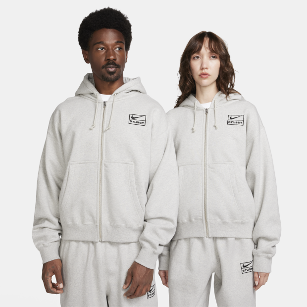 NIKE X STÜSSY FLEECE ZIP HOODIE