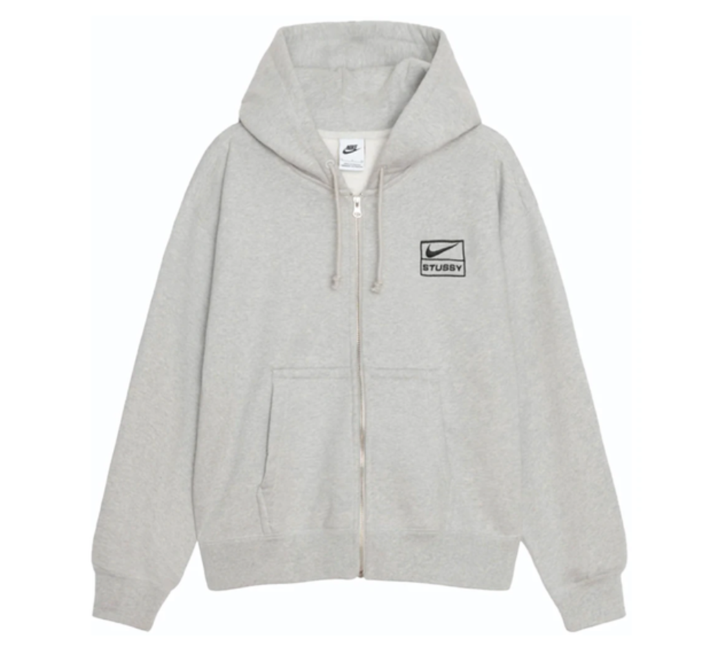 NIKE X STÜSSY FLEECE ZIP HOODIE
