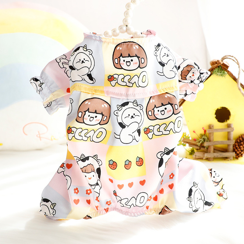 宠物衣服 薄款冰丝面料 宠物衣服