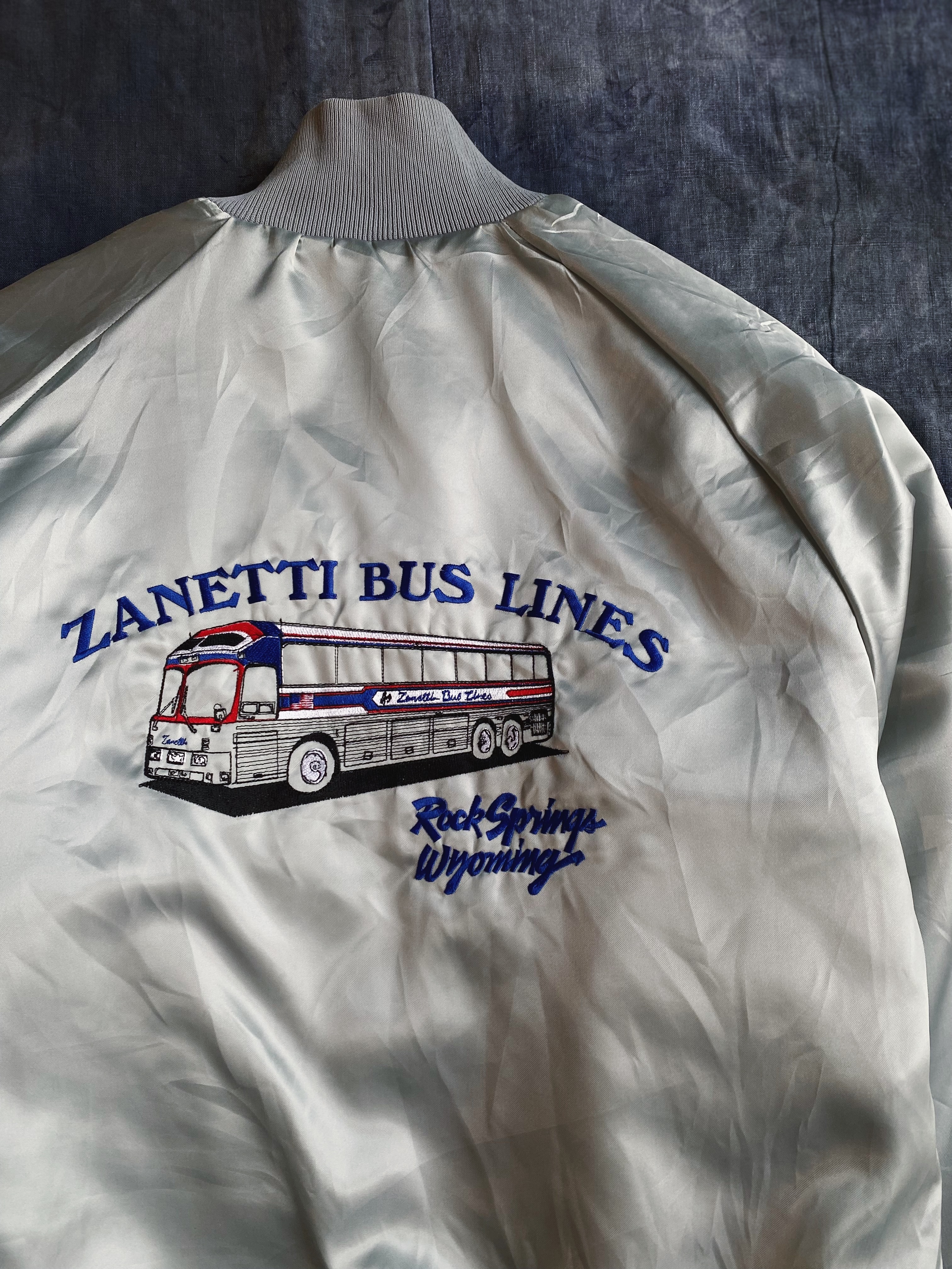 Vintage Zanetti Bus Lines Baseball Jacket/美國製棒球外套