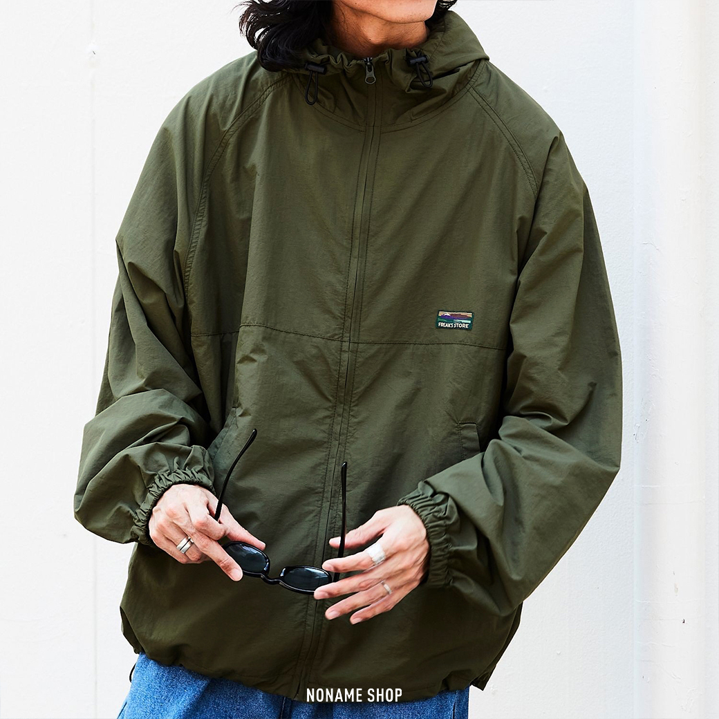FREAK'S STORE 拉鍊 尼龍 防風 連帽 外套 四色 (男款)