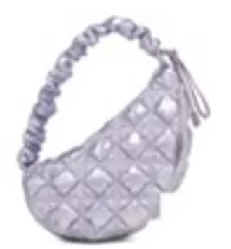 [S] CARLYN H73109010V COZY GLAZE IN NYLON WITH SILVER HARDWARE,LAVENDER, 697714000527 (SC12)