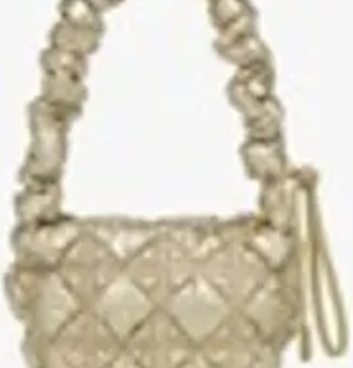 [S] CARLYN H73101010D POING BAG,GOLD, 697714000525 (SC15)