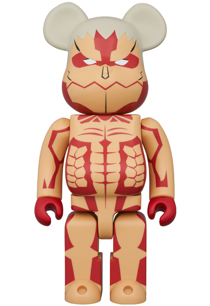 三款合售BEETLE BE@RBRICK 進擊的巨人艾蓮萊納亞妮鎧之巨人女
