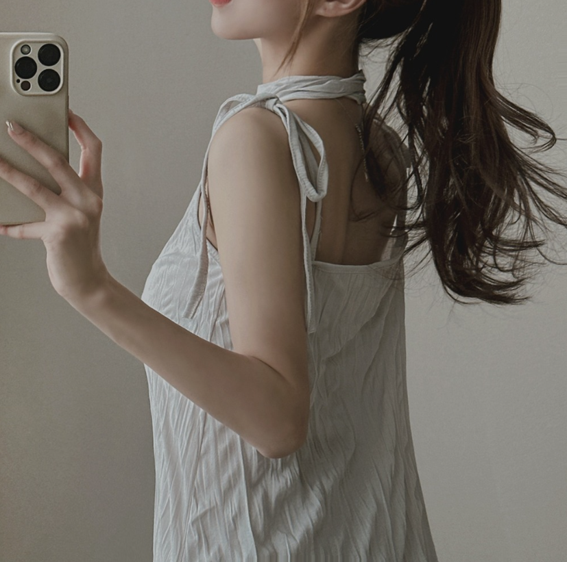 吊帶連身裙