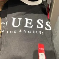 [S] GUESS KIRK LOGO CREW,JET BLACK, XBRI14KAK90-JET BLACK [FINAL SALE] (SGU533)