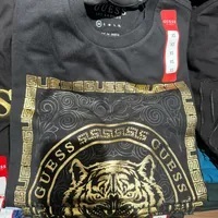 [S] GUESS TRAFFIN FASHION CREW,JET BLACK A996, XBGI94KAK90-JET BLACK A996 (SGU537)