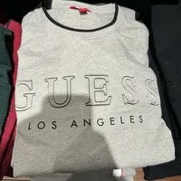 [S] GUESS LS KALICO CREW,LIGHT HEATHER GREY, XORP00K6YYV3-LIGHT HEATHER GREY M90 (SGU543)