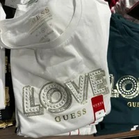 [S] GUESS LUMIA TEE,PURE WHITE, QBRI30K9TJ1-PURE WHITE [FINAL SALE] (SGU545)