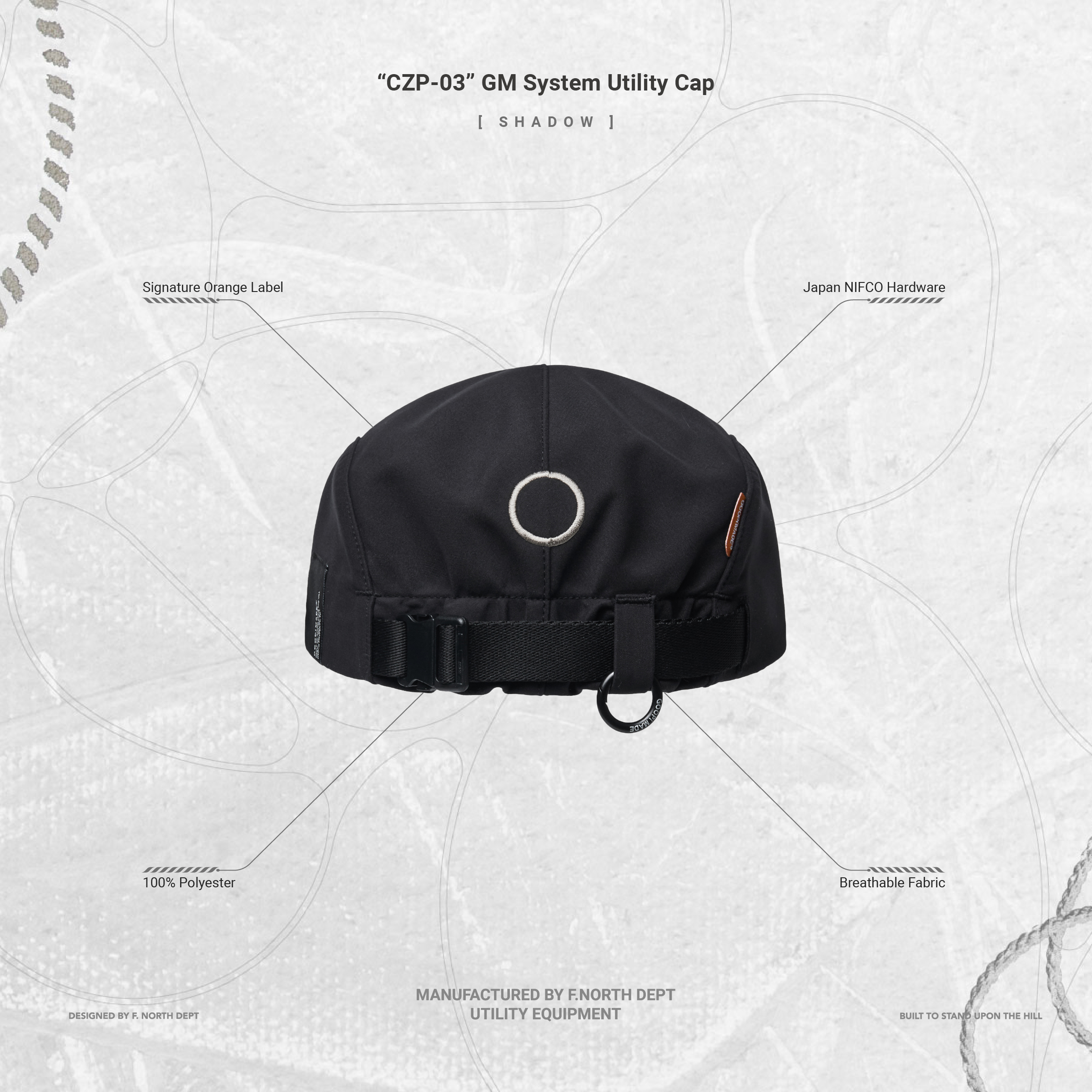 CZP-03” GM System Utility Cap - Shadow