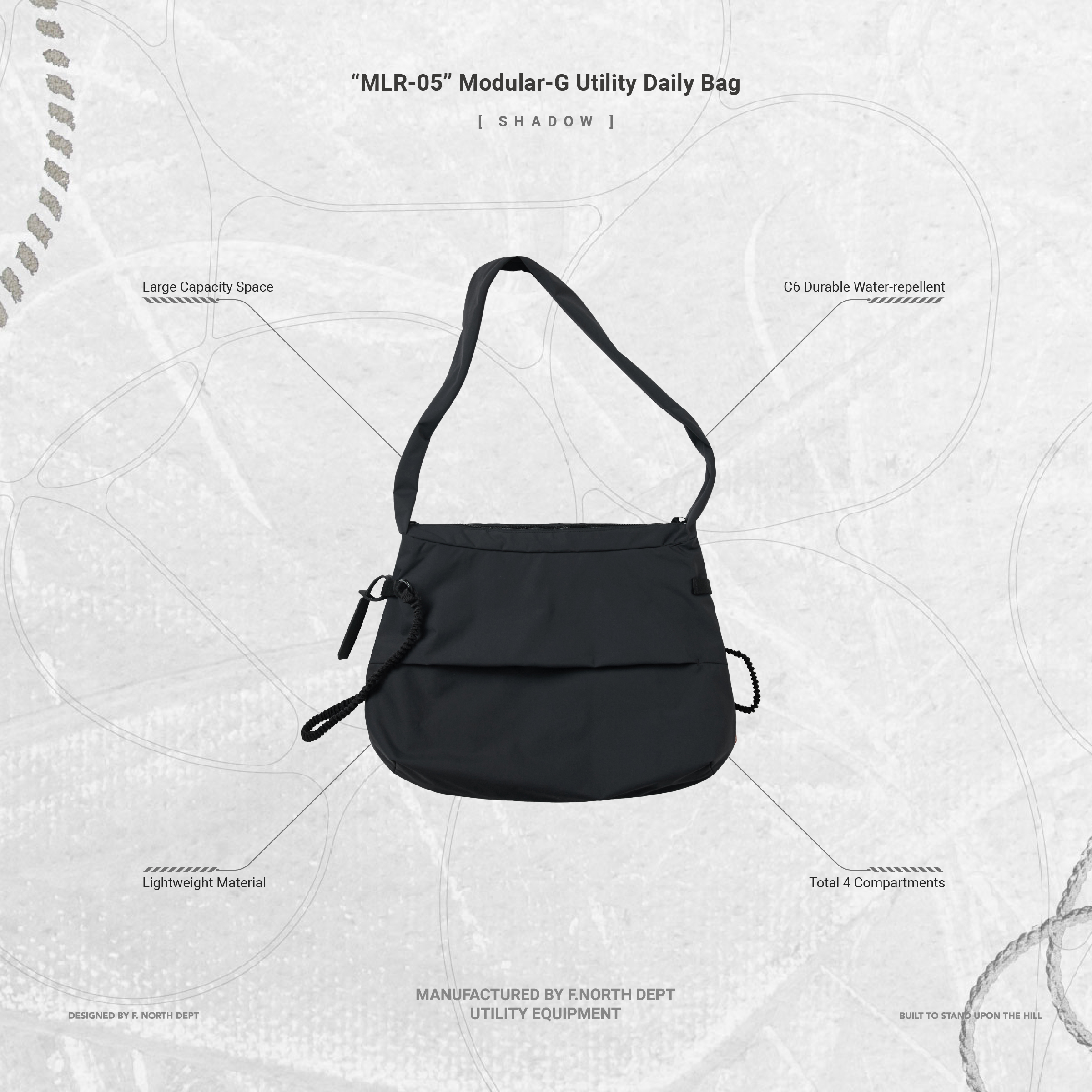 GOOPiMADEバッグModular-G Utility Daily Bag MLR-05” Modular-G Utility Daily Bag