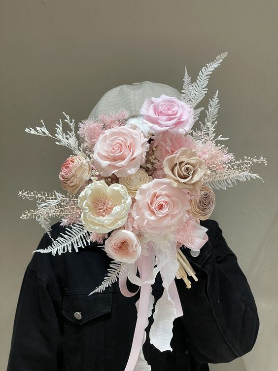 永生花捧花 乾燥花捧花03