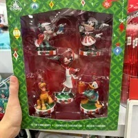 [S] DISNEY SANTA MICKEY MOUSE AND FRIENDS SKETCHBOOK ORNAMENT SET, 437101496775 (SY37)