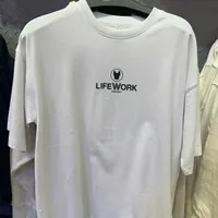 [S] LIFEWORK RADOK BOLD LINE SHORT SLEEVE T-SHIRT,WHITE, LW232TS65800 (SLW433)