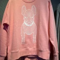 [S] LIFEWORK BIG RADOK SWEATSHIRT,PINK, LW235MT99007 [FINAL SALE] (SLW435)