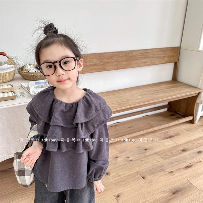 浪花感水洗棉上衣