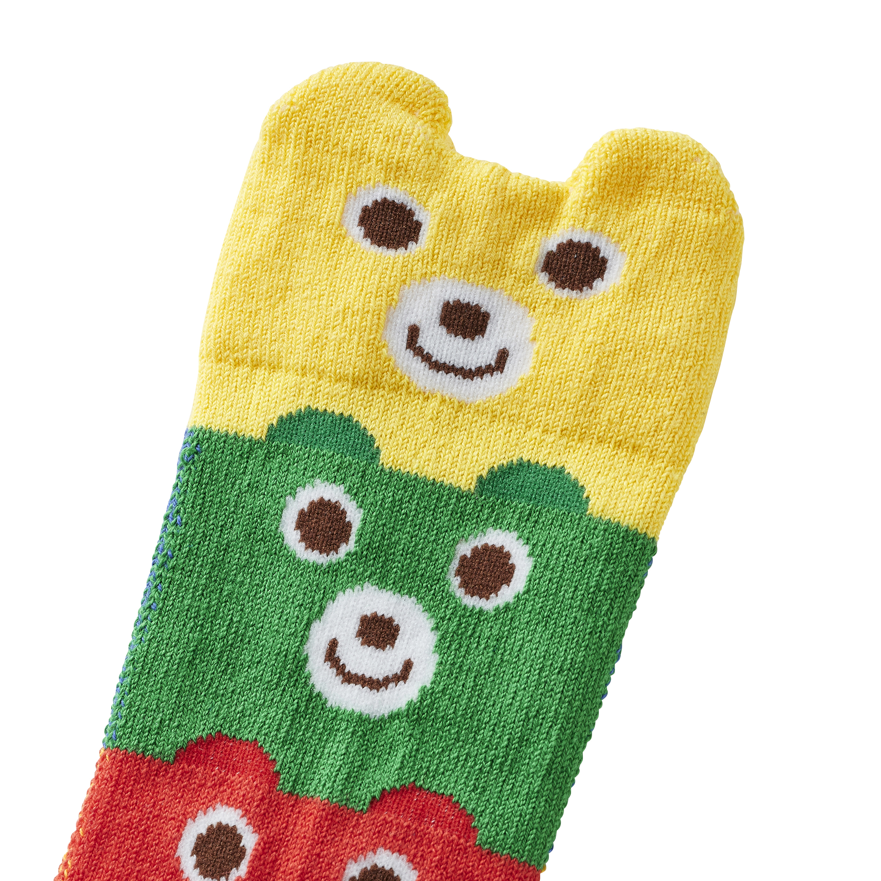 普奇熊積木長筒襪-多色