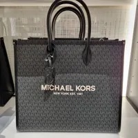 [S] MICHAEL KORS 35F2S7ZT3B MIRELLA LG NS TOTE,BLACK, 196163449753 (SMK815)