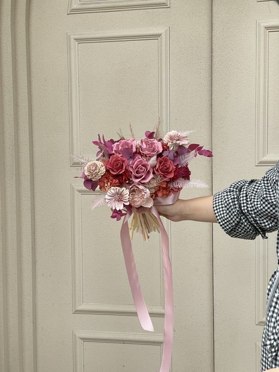 永生花捧花 乾燥花捧花15