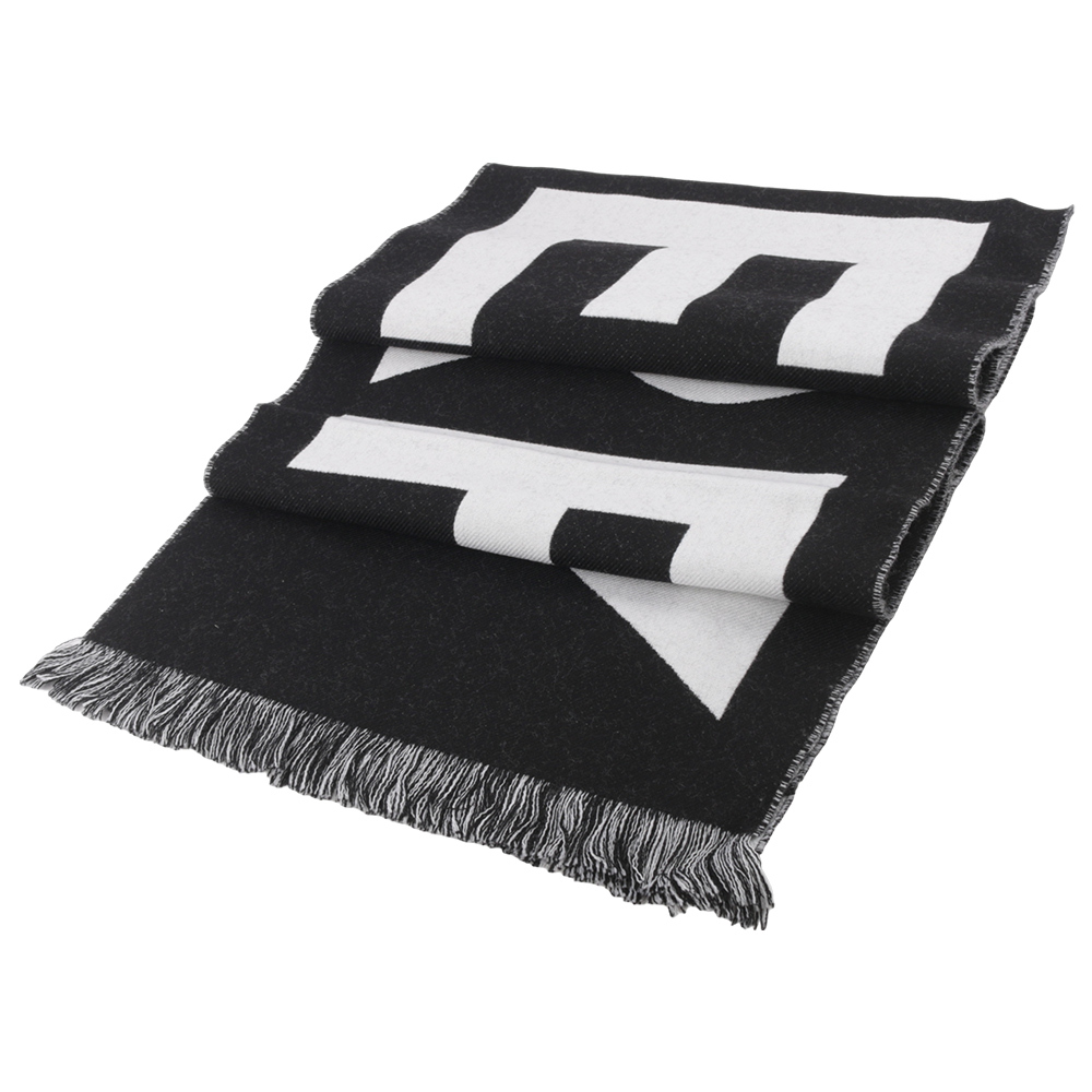 【BURBERRY】Logo 徽標羊毛圍巾