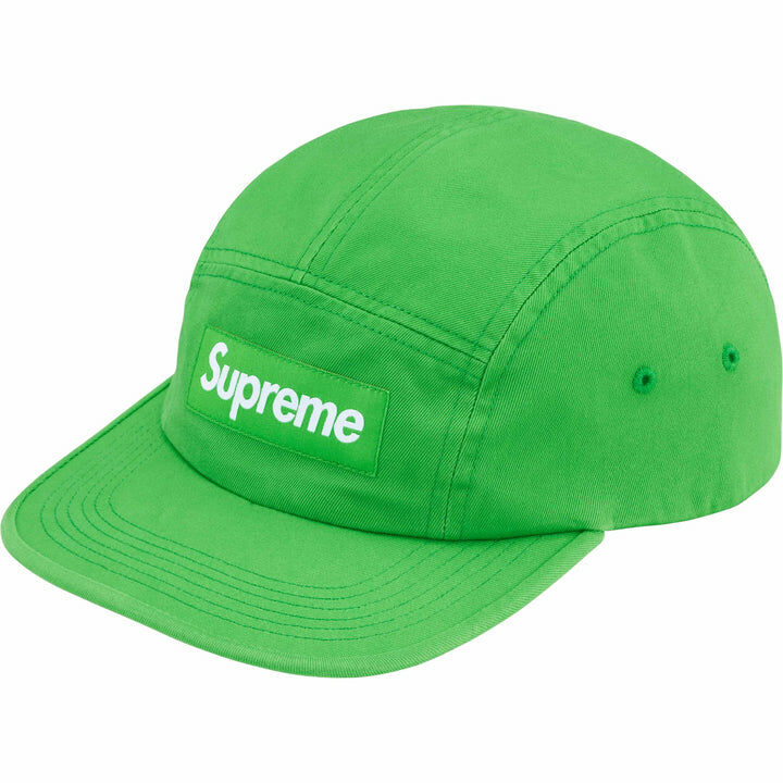 SUPREME SS24 WASHED CHINO TWILL CAMP CAP