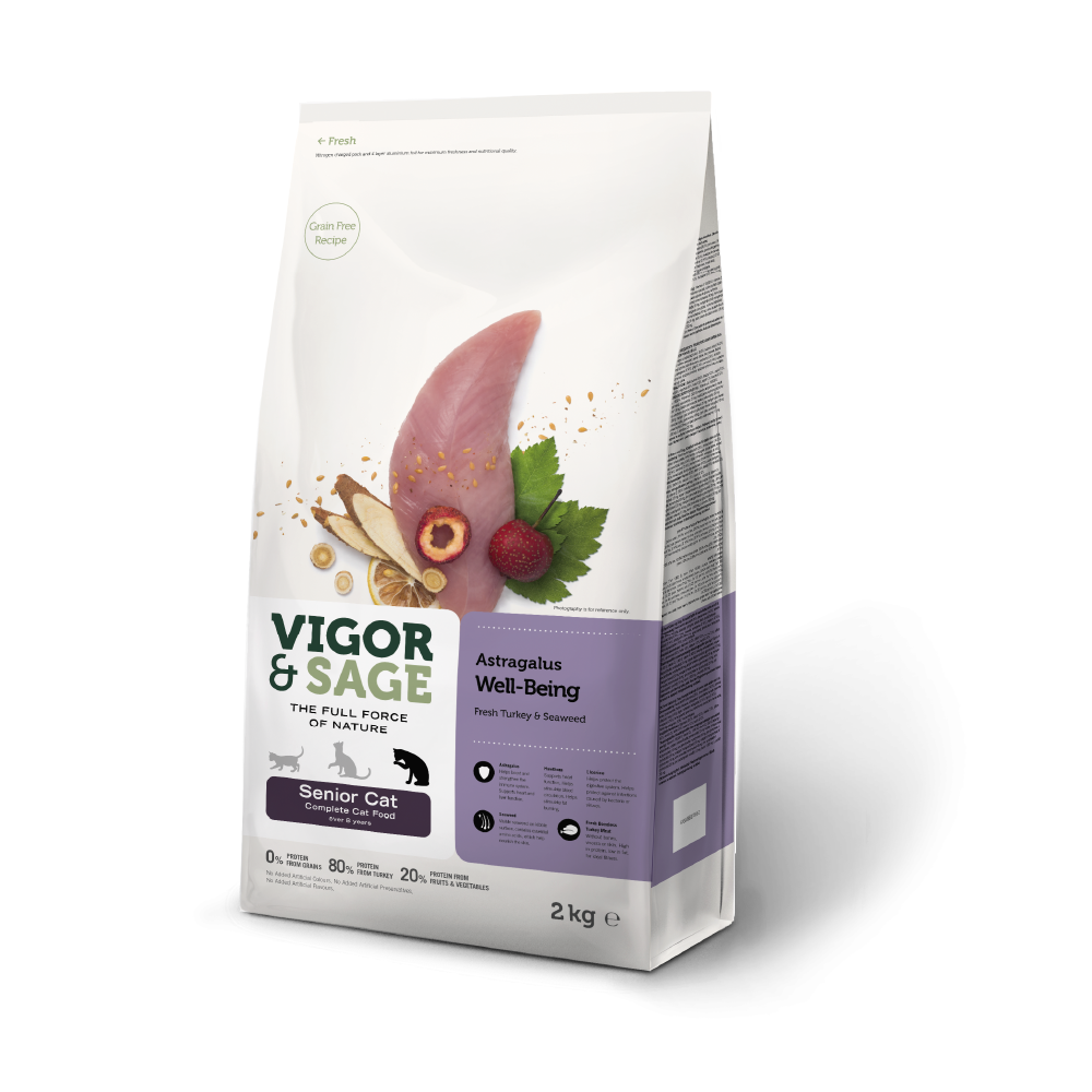 Vigor & Sage丨黃芪老貓糧 400g(VS-17055)