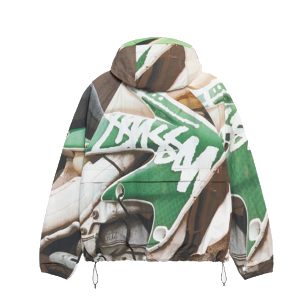 Stussy Beach Shell Baja Print 連帽衝鋒外套| FLOMMARKET