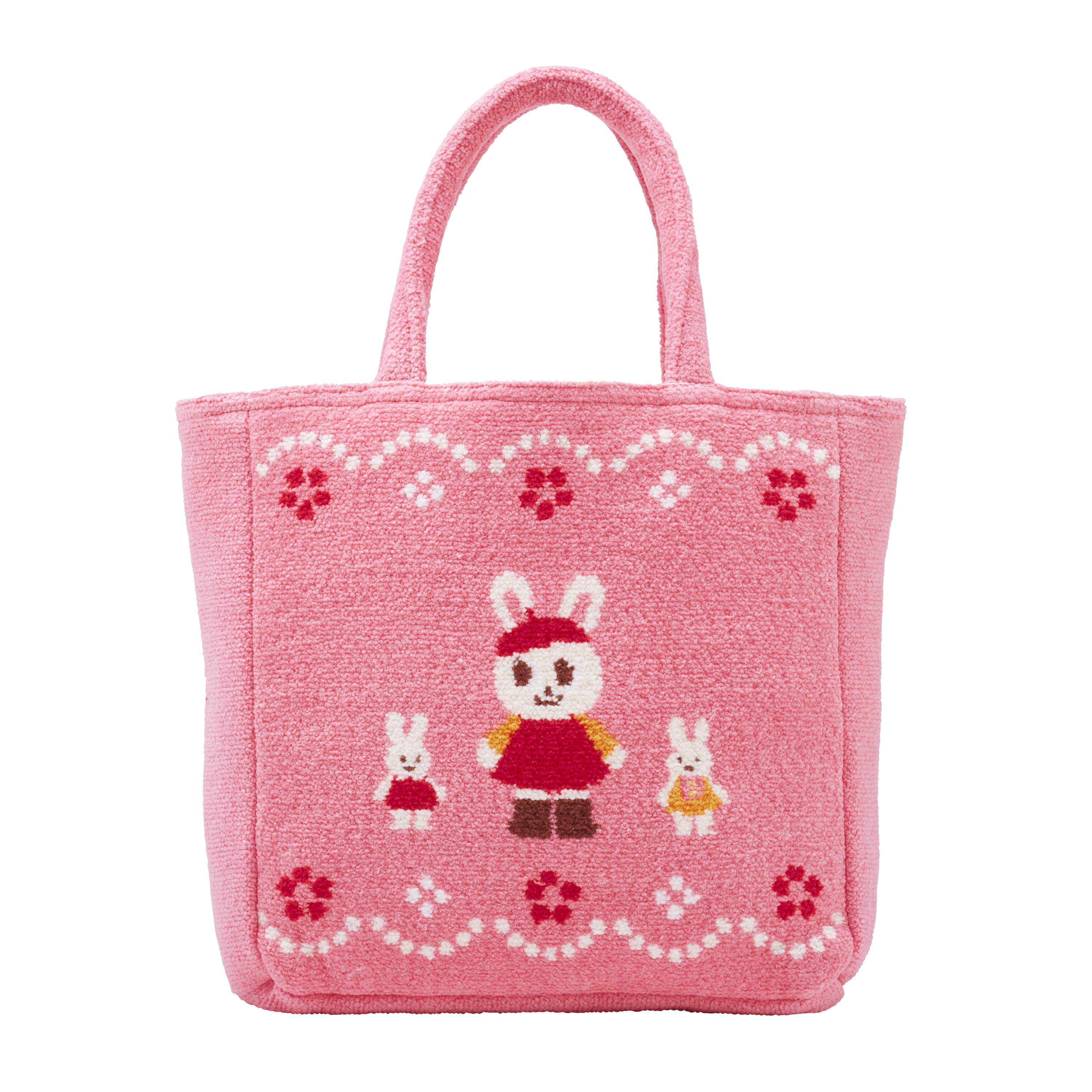 舞颯兔手提托特包-粉