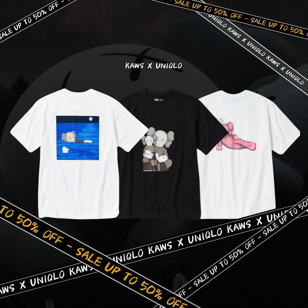 KAWS x UNIQLO  UT印花短踢