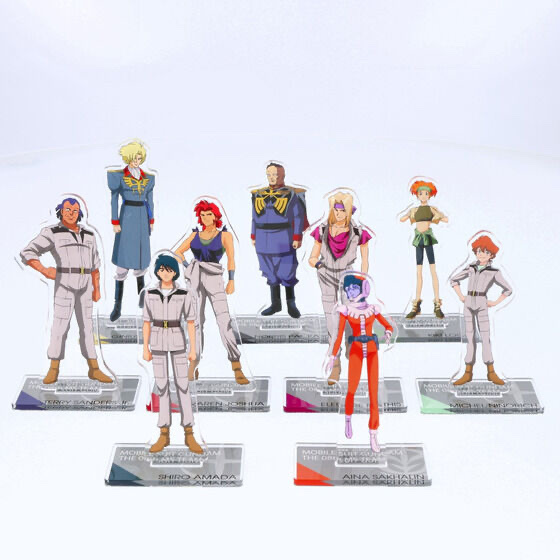 235063 Pbandai 預訂2025/10月 機動戦士ガンダム 第08MS小隊 アクリルスタンド （スタンダードサイズ） （細size)