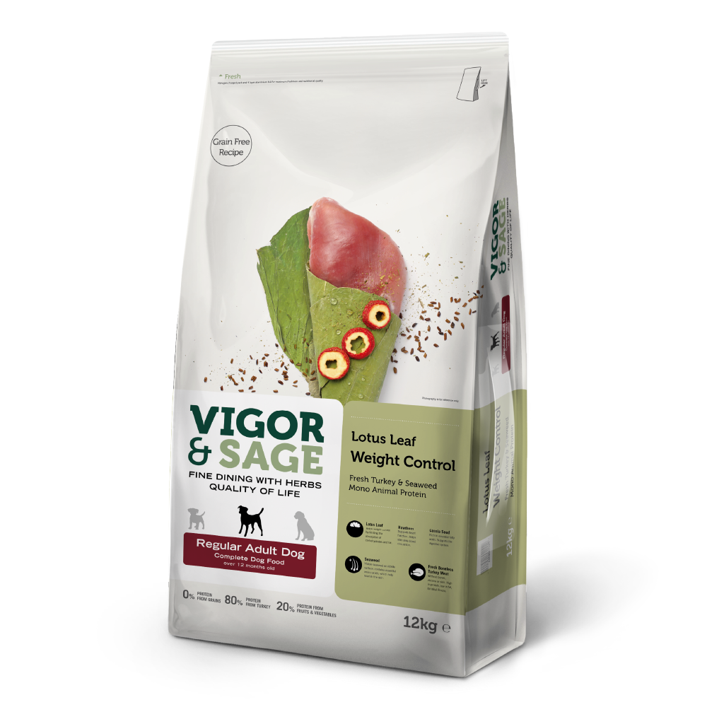 Lotus Leaf Weight Control Regular Adult Dog 12kg (17137)