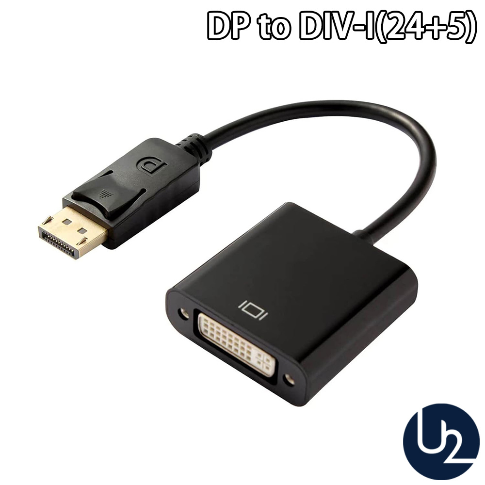 DisplayPort to DVI-I 24+5 DisplayPort轉DVI-I DP轉DVI 24+5