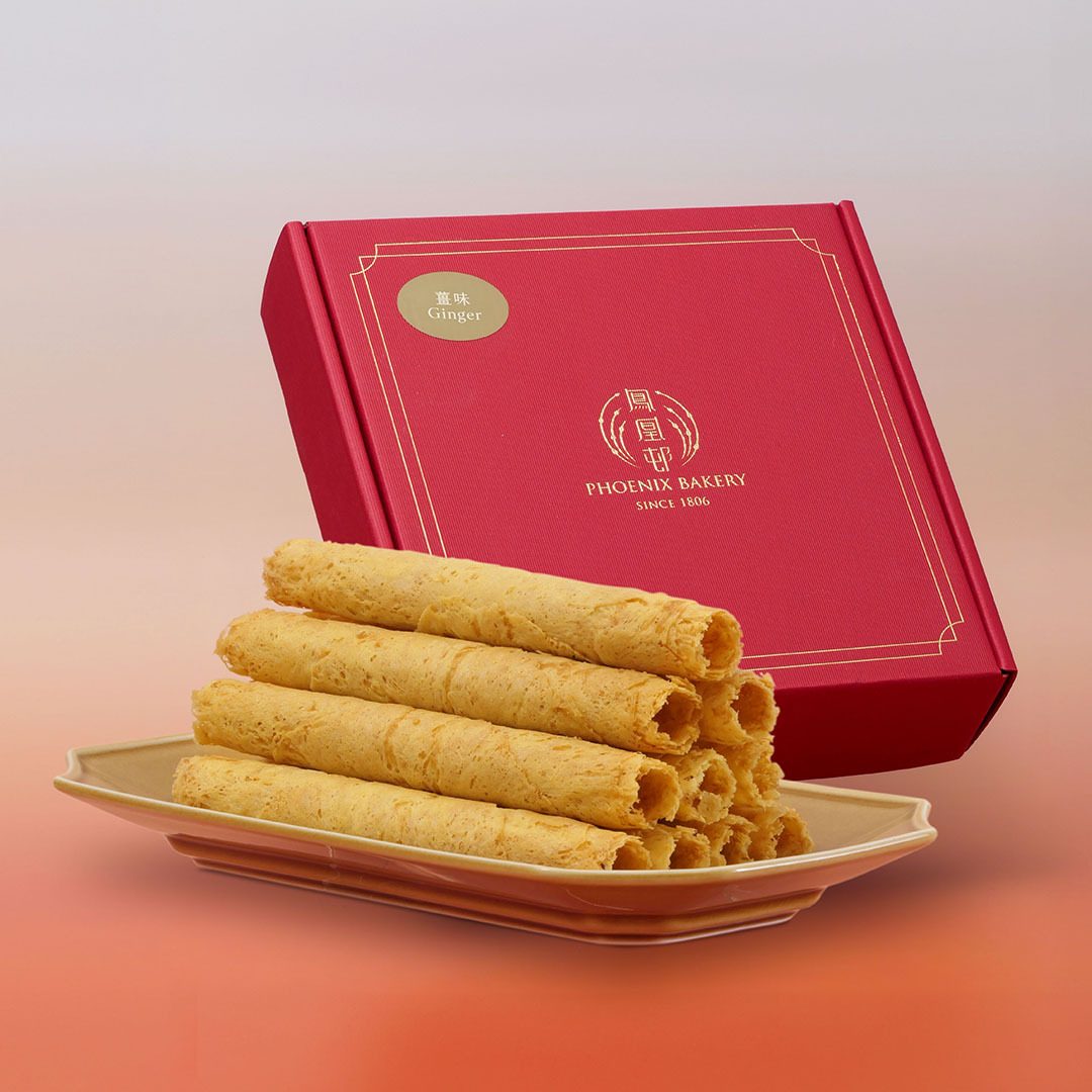 鳳凰邨蛋卷薑味 (190克)